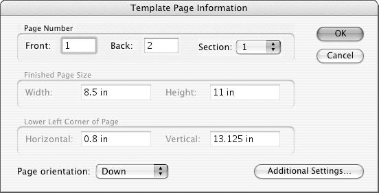 Activity 1: Creating a Saddle-Stitched Template 63 Tip: To use the repeat page number option for numbering multiple pages with the same number, hold down the SHIFT key as you click with the Numbering