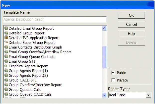 Chapter 2: Monitoring Activity Creating New Reports To create a new report: Step 1 From the File menu, click New. You can also click the New icon on the Toolbar. The New dialog box appears.