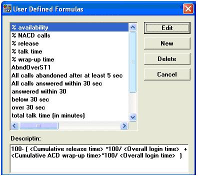 To add a user defined formula: Step 1 To open the User Defined Formula dialog box, from the Tools menu, click Formulas Editor.