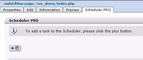 Scheduler: Introduction 17 1.4 Scheduler PRO: general information and navigation After installing the Scheduler PRO Module, you will see a new tab called Scheduler PRO in the Documents main screen.