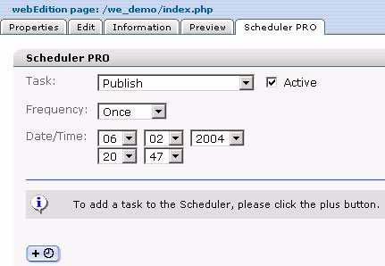 To access the Scheduler PRO Module, click the (vertically-aligned) Documents tab, then click on a document of your choice in the explorer menu (see Figure 2): Figure 2 Documents main screen showing