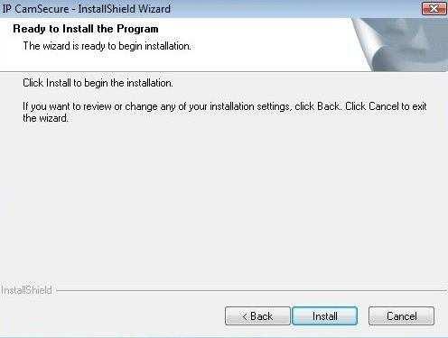 Step 8: Select Install to start the installation.