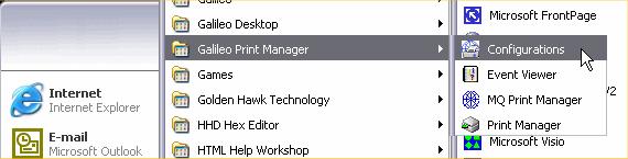 Configuring Galileo Print Manager After GPM is installed, the printing devices need to be configured.