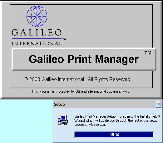 Installing Galileo Print Manager Follow the instructions below to install Galileo Print Manager.