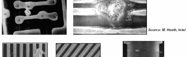 Electronic Optics Can Look at Chips Scanning electron microscope looks at chips in a vacuum Useful for defect