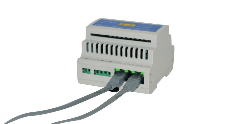TTENTION Use a Cat 5E straight-through cable according to Standard 568 or equivalent for the input and output Power over Modbus communication RJ sockets.
