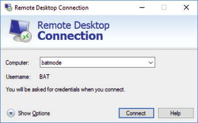 Remote Access via LAN How to access your BATmode with your Windows running laptop via LAN: Step WWAN WIFI Use an Ethernet cable to connect the LAN port of your Windows running laptop (RJ45) with the