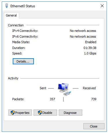 To setup your network with Windows Server 2016/Windows 7, proceed as follows: On Windows 7 navigate to Start Control Panel Network and Internet Network and sharing centre local area connection) On