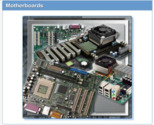 Figure (2): Varity of Mother Boards 2.3.2 Identify the names, purposes, and characteristics of CPUs The central processing unit (CPU) is considered the brain of the computer.
