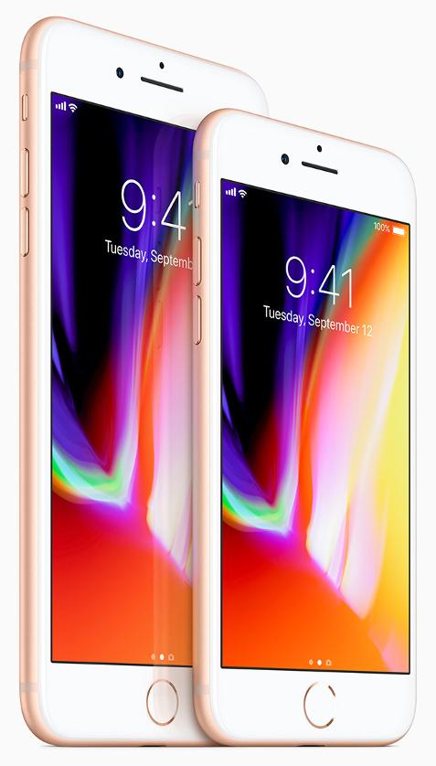 FIGURE 1-1 Image courtesy of Apple, Inc. You can get iphone 8 or 8 Plus in gold, silver, or space gray.