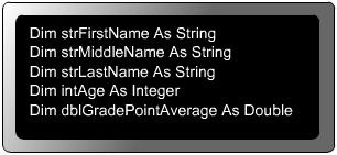 Identify the Correct Variable Declarations Throughout this lesson, you have learned the importance of good programming style.