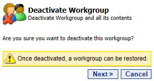 The workgroup manager can still edit the workgroup by going to My Settings > My Workgroups however.