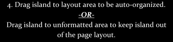 Click Page Layouts 3. Click OK! 2. Choose a layout Your page will transition to one that resembles the layout you ve chosen, as shown below.