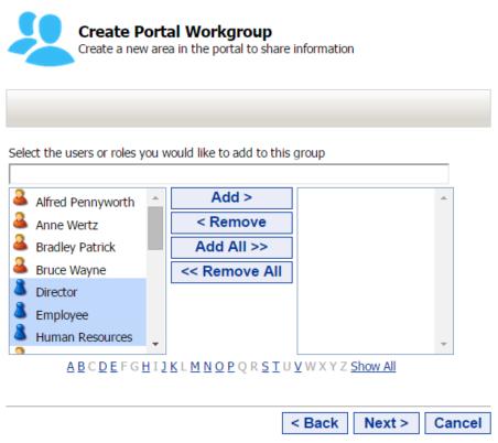 7 Portal Framework v6.0: Workgroup Manager s Guide 3. Workgroup Template Workgroup templates pre-populate your workgroup with pages and Islands in order to quickly get your workgroup up and running.