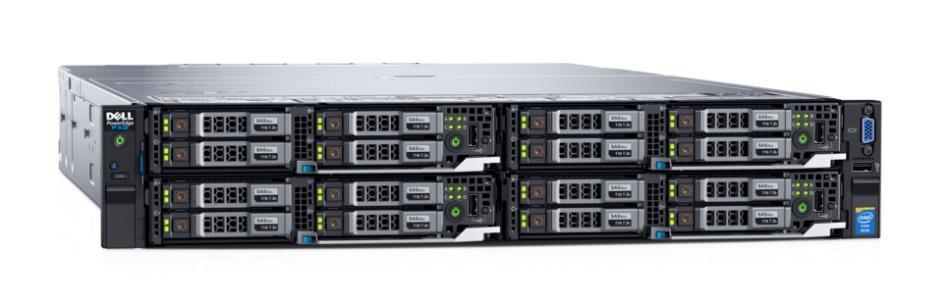 PowerEdge FX2 Series Individually tailored IT platform for Enterprise Data Centers FX2 2U chassis houses flexible modules FC830 Full-width 4-socket 19 A revolutionary design for IT platforms that