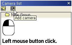 To add group, Use the left mouse button to click the add group