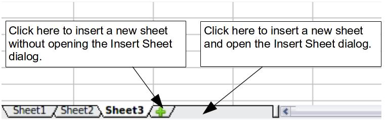Working with sheets Like any other Calc element, sheets can be inserted, copied, moved, deleted, and renamed. Inserting new sheets There are several ways to insert a new sheet.