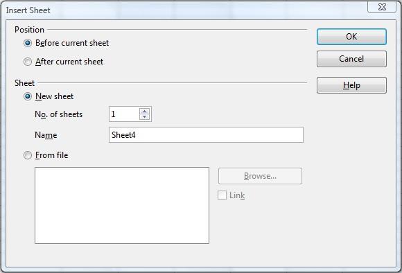 This button inserts one new sheet at that point, without opening the Insert Sheet dialog.