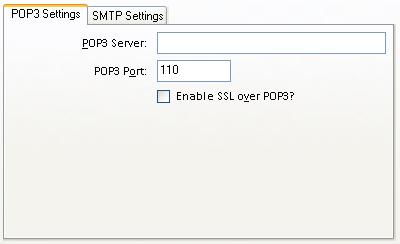 4. Click on the Add button to add a mail account used for System Email. The following window will appear: 5. Select the POP3/SMTP option in the Mail Server Type section. 6.