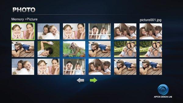 User Interface Background Music When user select PHOTO on Select Media, you can display