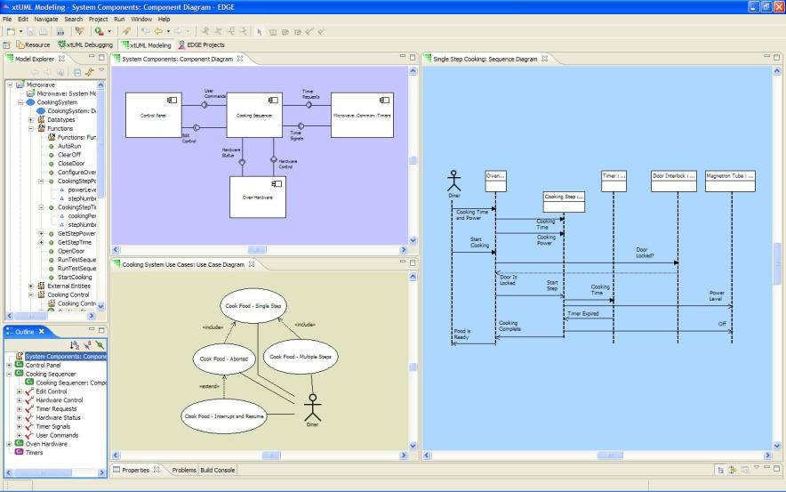 BridgePoint Model Builder Intelligent model entry Intuitive navigation Syntax-aware OAL editor