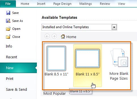 Creating a publication from a blank page Customizing Your Publication Layout Page 3 Whether you chose to create a publication from a template or from a blank page, you may decide to change the