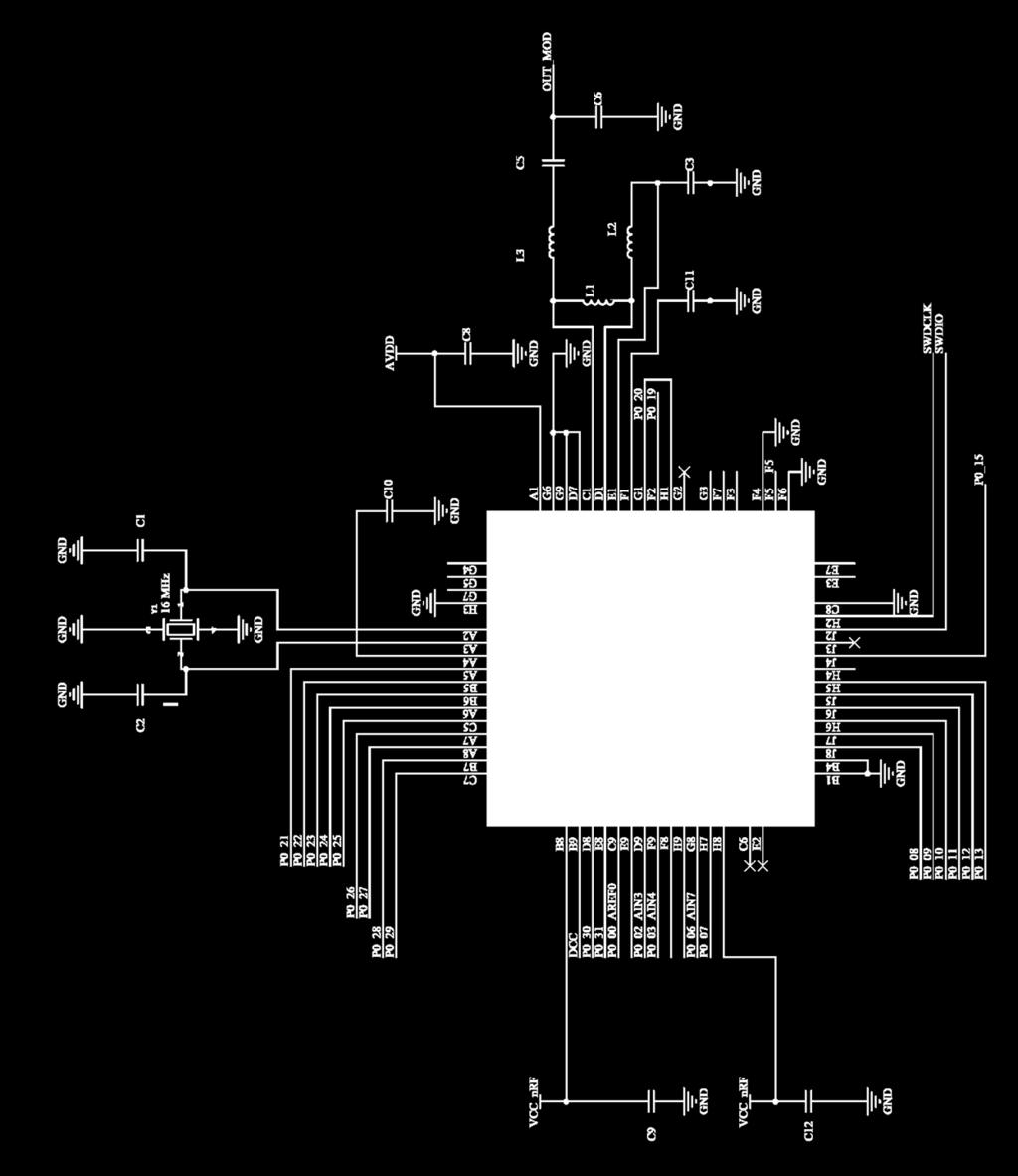 Electrical schematic showing -BM and -BN module connections