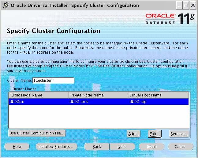 STEP 6(II) : SPECIFY CLUSTER