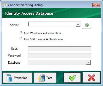Click [Yes] to open the Connection String Dialogue Enter the name of the IA Server is called and the instance name that the IAMain database is installed under.