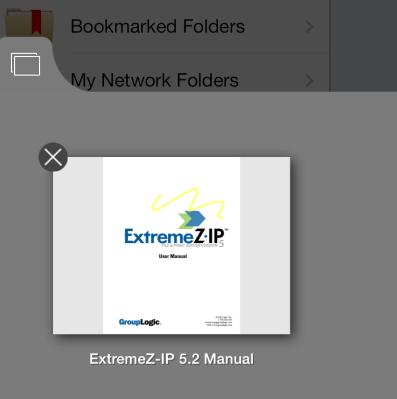 Files stored in the My Files area can be accessed at any time, even when you are not connected to the network.