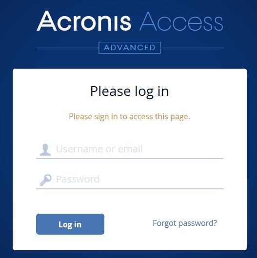 Or you could check for updates manually 1. Start the Access Desktop Client. 2. Open the tray Acronis Access app. 3. Select Preferences. 4. In the Acronis Access client version section press Check Now.