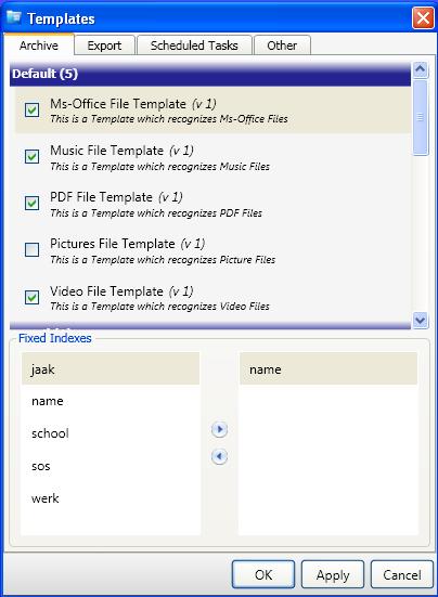 Pages: 43/49 Watchfolder the tab you used for defining all watch folder specialties 7.2 Templates Overview: gives us a list of all templates that are installed in SMARTdoc.