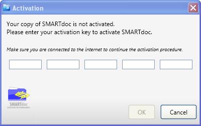 Pages: 6/49 2.3 How to upgrade SMARTdoc? When you have a desktop version and you want to upgrade to a pro version, the only thing you need is a new serial key.