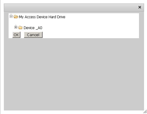 Step 3 - Select the folder from your USB drive that you want to share. Click Select to choose the folder.
