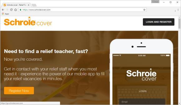 User Schrole Cover as a Staff Member As a Schrole Cover user with the role of Staff you have