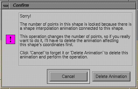 Try It! Animating a Shape Be sure to make all changes to the topology of your shape before you begin recording the animation.