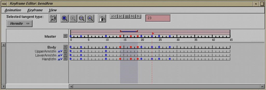 Selecting, Copying, and Pasting Keyframes 12. Move the current time marker to frame 26. 13. Choose Keyframe > Paste insert at current time.
