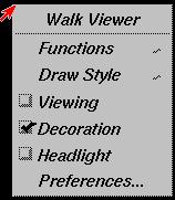 Viewer Menu Viewer Popup Menu Use to: Set options and select functions for viewers.