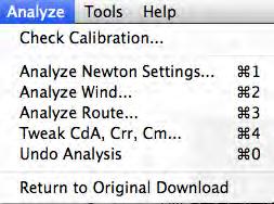 ANALYZE MENU Analyze/Check Calibration Calibration is part of the Newton setup process and when your Newton is calibrated properly then you ll get accurate, consistent results.