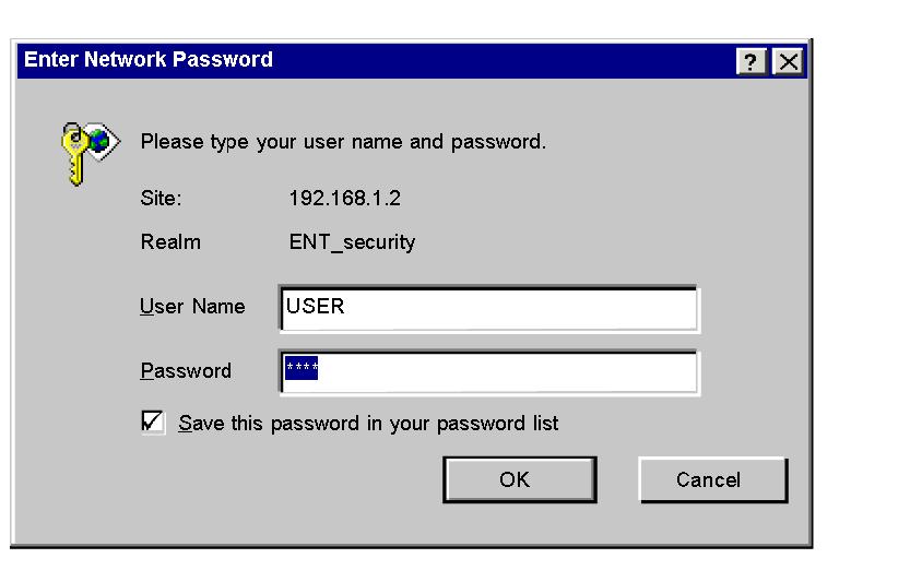 Using Embedded Web Pages To access the Momentum I/O Configuration and Diagnostics page, you must supply a Web access password in the Password field of the Enter Network Password dialog box.