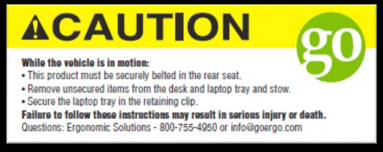 For assistance with desk installation, product information or any other questions, please contact Ergonomic