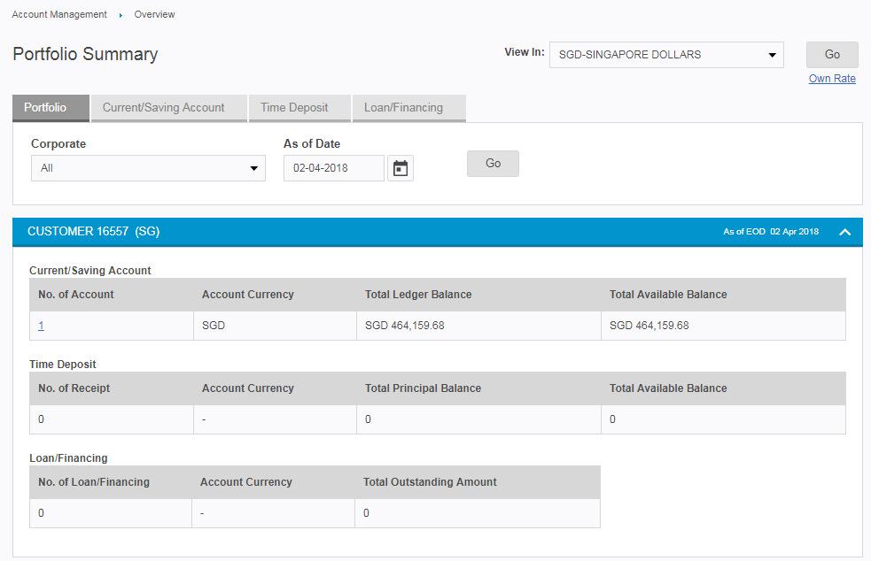 4. Account Management To access Overview module, please navigate through Account Management > Overview.