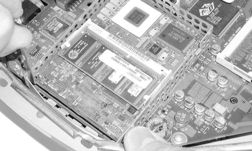 Move RAM From Processor Card to HARMONi Processor Card Depending on the configuration of your imac, your processor card may have RAM (memory) modules installed on both