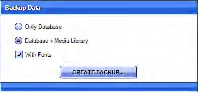 To copy media files required by Little Musician into your Little Musician Media Library: Once you go to the Backup/Restore Data section, Little Musician will automatically run a scan for any stray