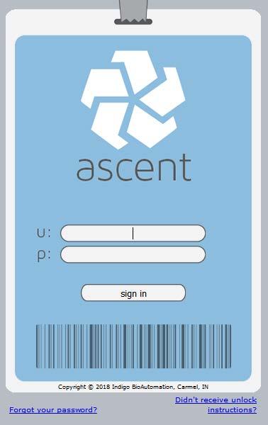 ASCENT NAVIGATION Accessing ASCENT To log into the ASCENT application: Log into the application using the URL, username and password provided by an ASCENT administrator (see Figure 2) Follow