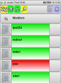 The WebManager Mobile is a function that monitors the status of