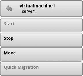 If the group type is failover If the group type is virtual machine Start Group (enabled only when the group is stopped) Starts up the selected group.