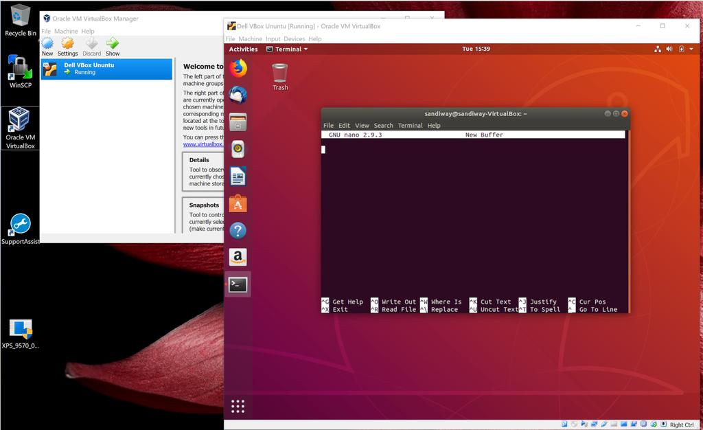 Ubuntu Text editor (built in) nano is a decent one for (use inside