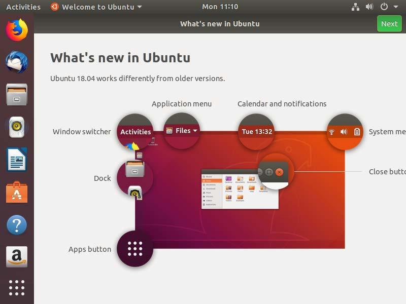 Ubuntu First Login