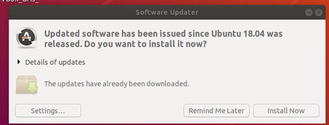 Software Updater The update process usually takes a couple of minutes (depending on your